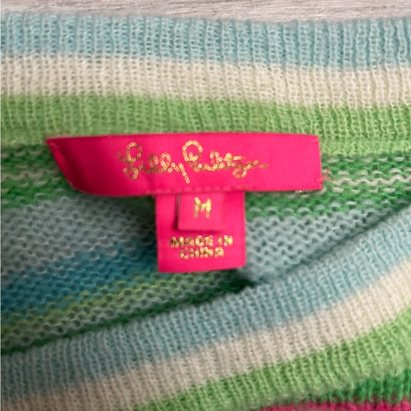 Lilly Pulitzer Vibrant Striped Crew Neck Sweater - Picture 4 of 4